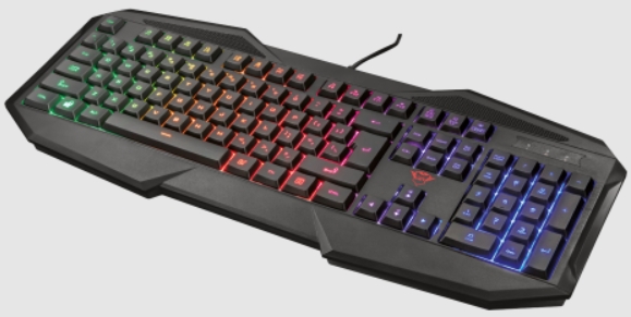 

Клавиатура Trust GXT 830-RW Avonn мембранная c RGB-подсветкой (английская раскладка)