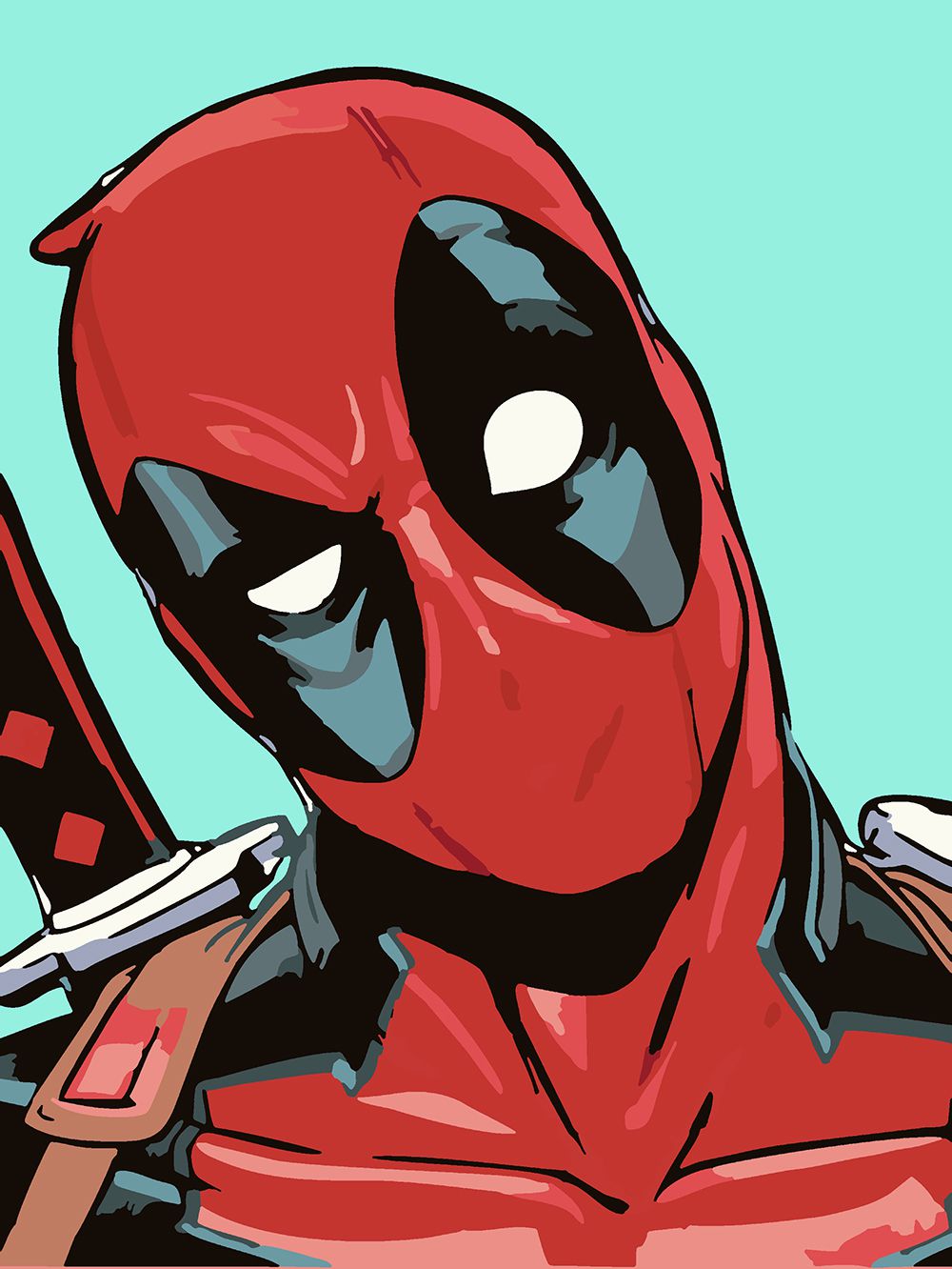 

Картина по номерам Красиво Красим DeadPool - сомнение, 80 х 120 см, DeadPool - сомнение