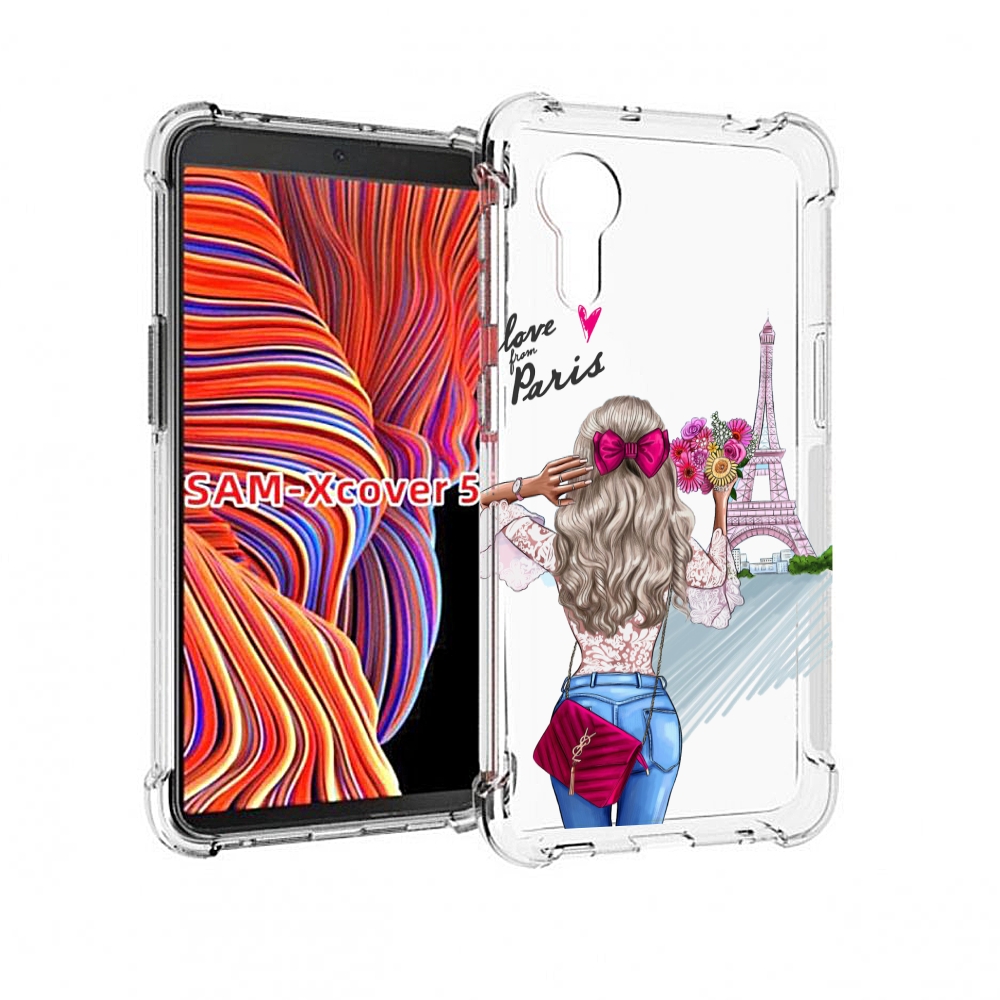 

Чехол MyPads Парижанка женский для Samsung Galaxy Xcover 5, Прозрачный, Tocco