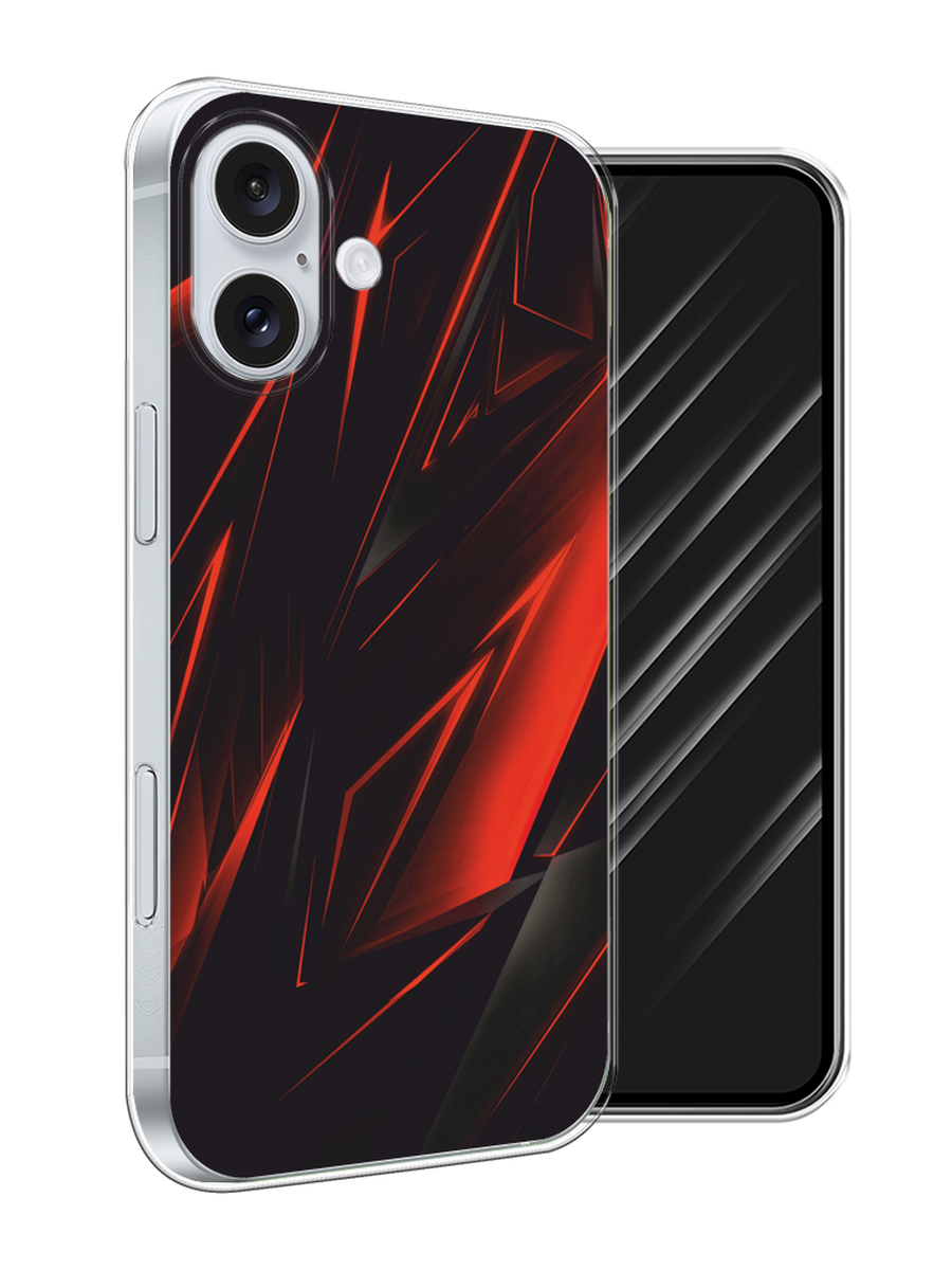 

Чехол Awog на Apple iPhone 16 Plus "Игровой фон", Бордовый;красный;черный, 16150-1