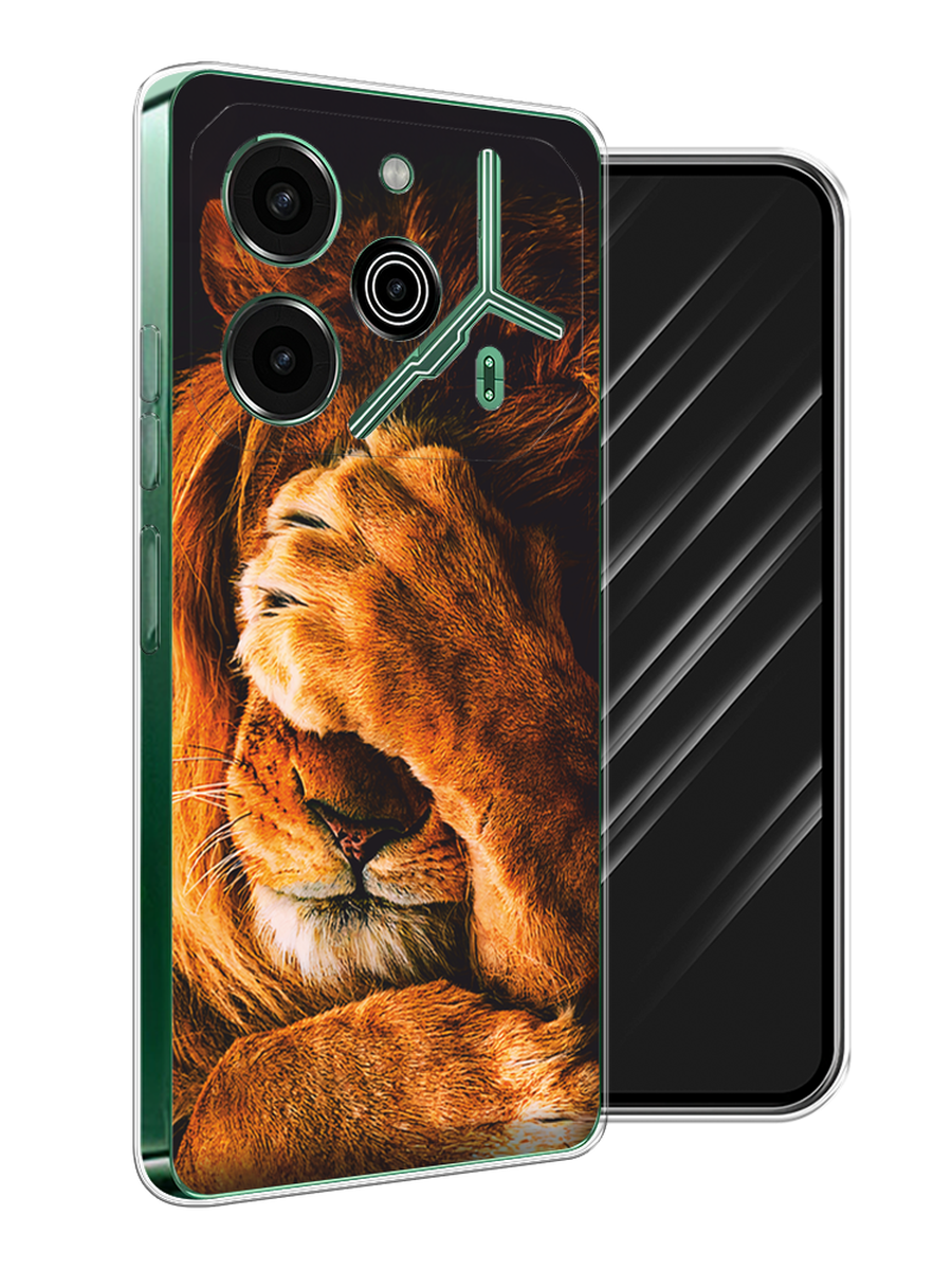 

Чехол Awog на Tecno Pova 6 Pro 5G "Львиный стыд", Коричневый;черный, 305250-1