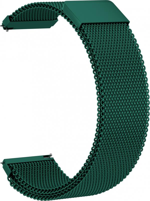 

Ремешок Milanese Loop 20 для Amazfit GTR 42mm (Темно-малахитовый)