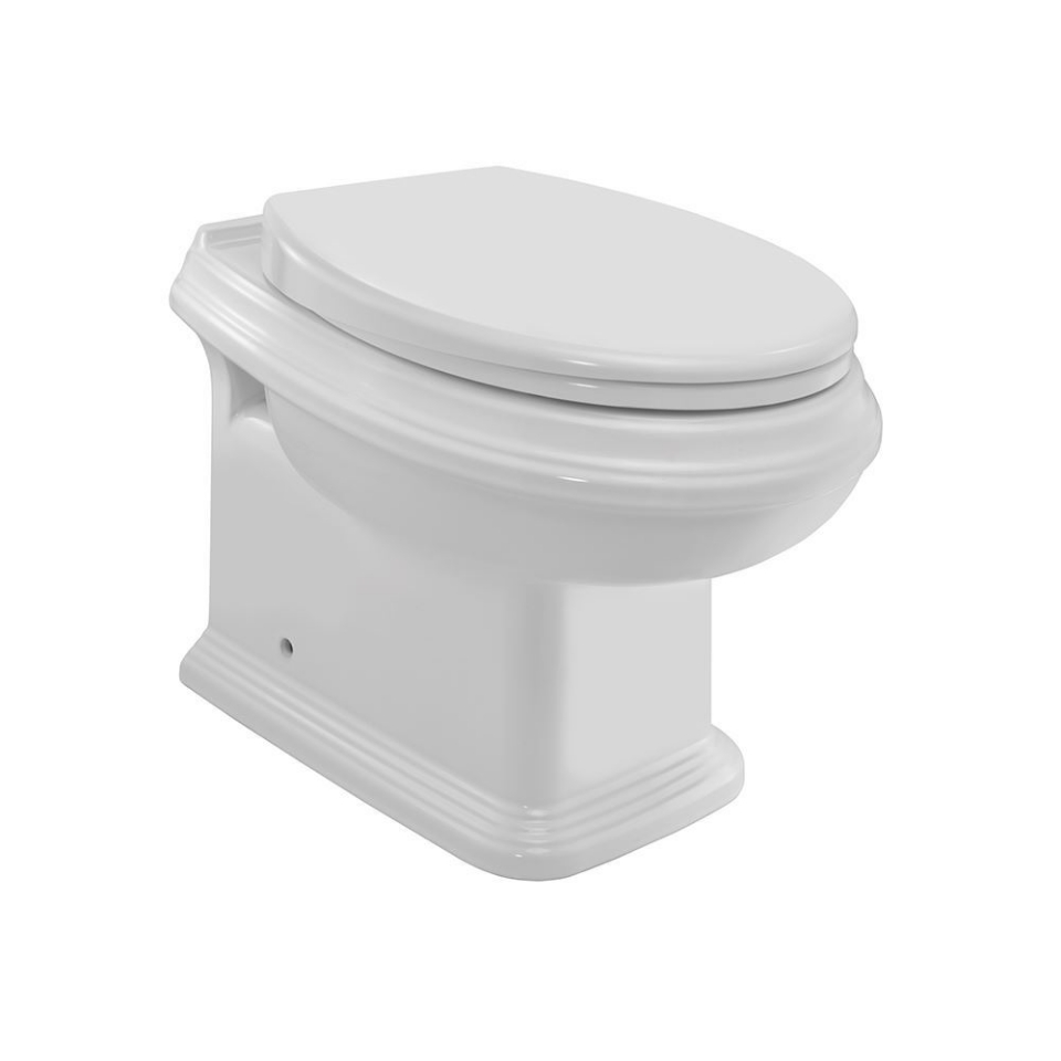 

Унитаз напольный Jaquar Queens Prime QPS-WHT-7955P180UFPM с крышкой микролифт