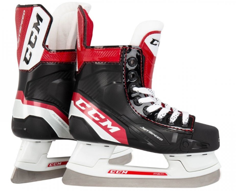 Коньки хоккейные CCM Jetspeed YTH Regular черный 30.5