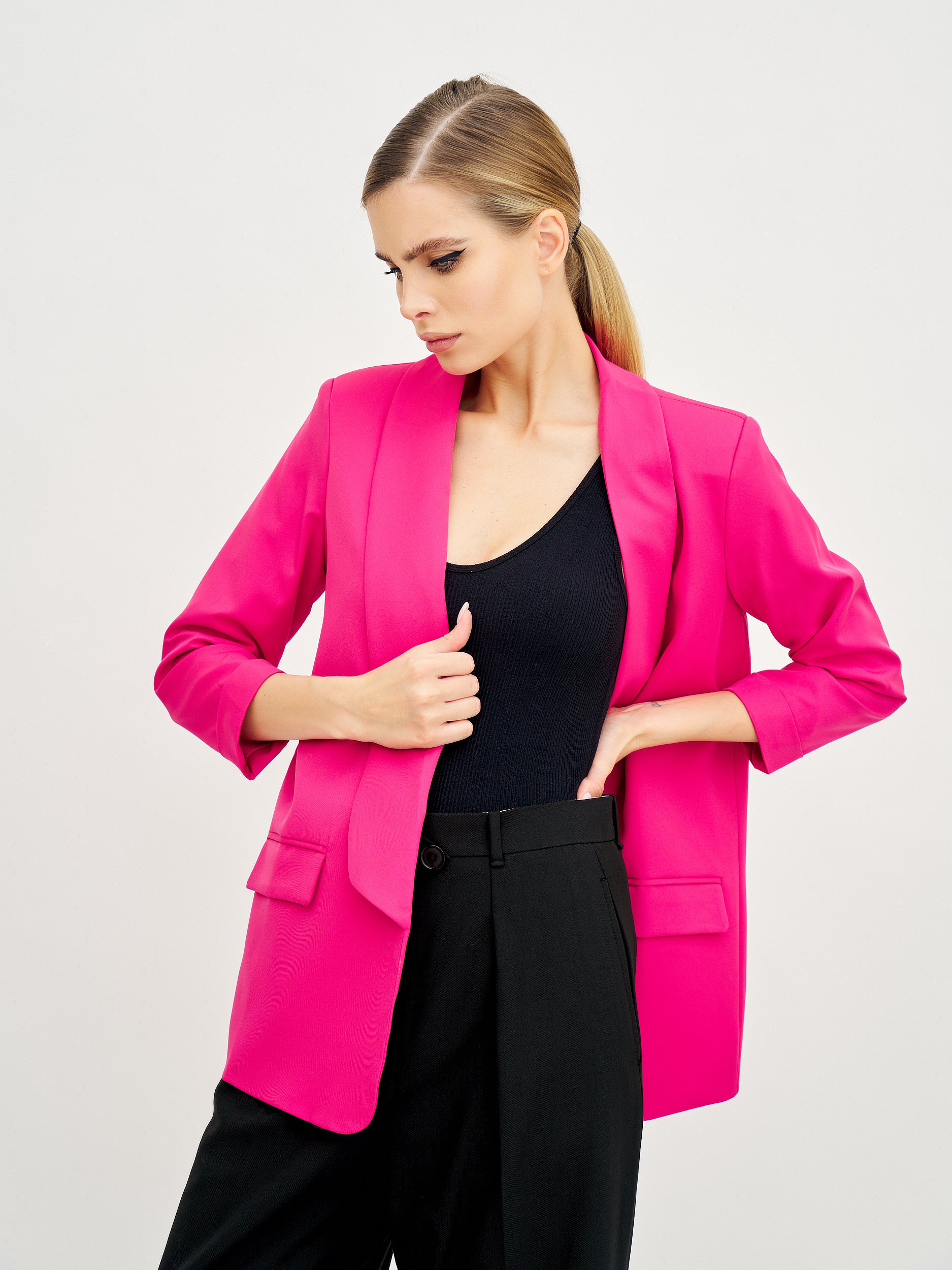 

Пиджак женский BrandStoff BS16010 розовый 42 RU, BS16010