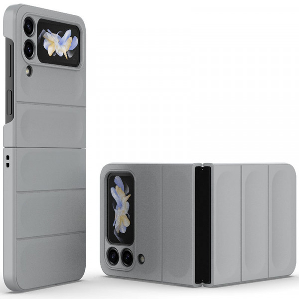 

Пластиковый чехол Flex Matte для Samsung Galaxy Z Flip 4, серый, Flex Matte