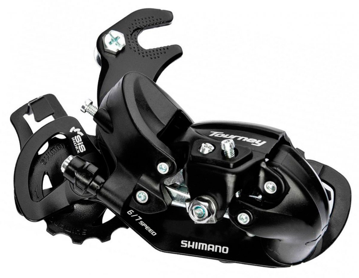 

Задний переключатель SHIMANO TOURNEY RD-TY300B 6-7 ск. под гайки, RD-TY300B