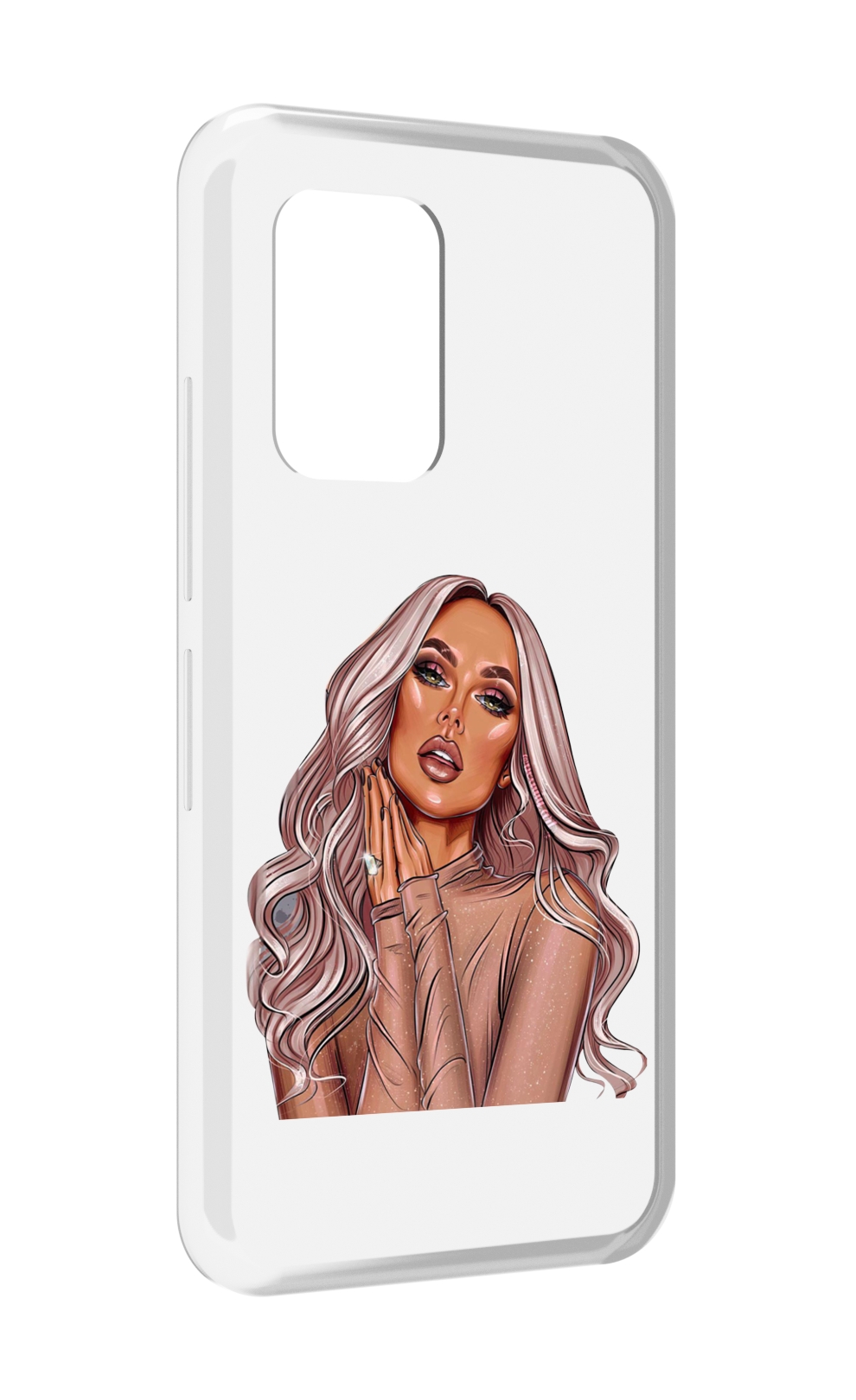 

Чехол MyPads девушка-в-коричневых-оттенках для UMIDIGI Bison GT, Прозрачный, Tocco