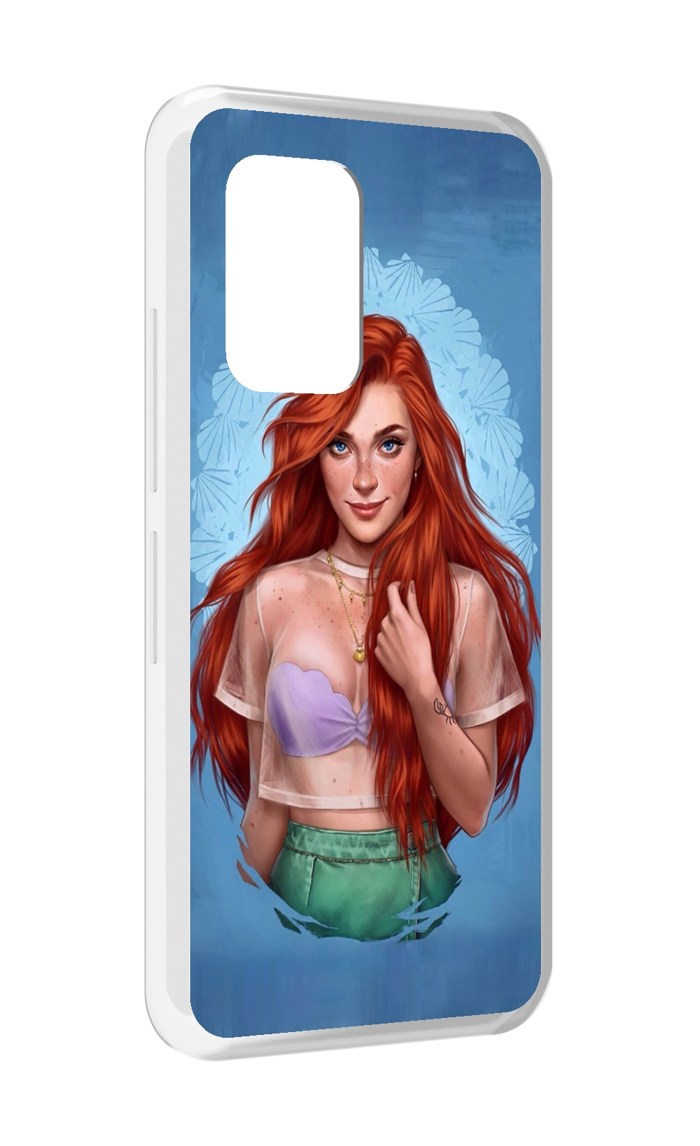 

Чехол MyPads девушка-в-голубом-фоне женский для UMIDIGI Bison GT, Прозрачный, Tocco