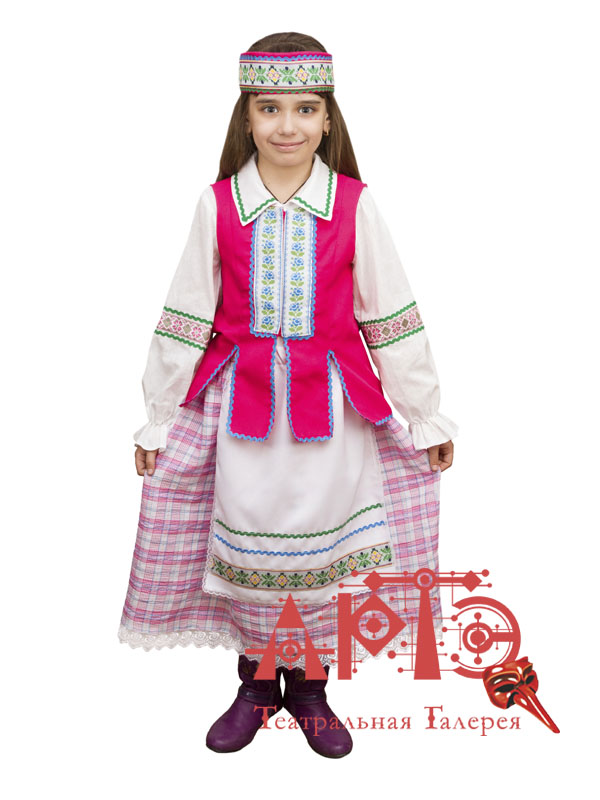 

Костюм "Белорусская девочка" (Цв: Разноцветный Размер: 38), 202015-08