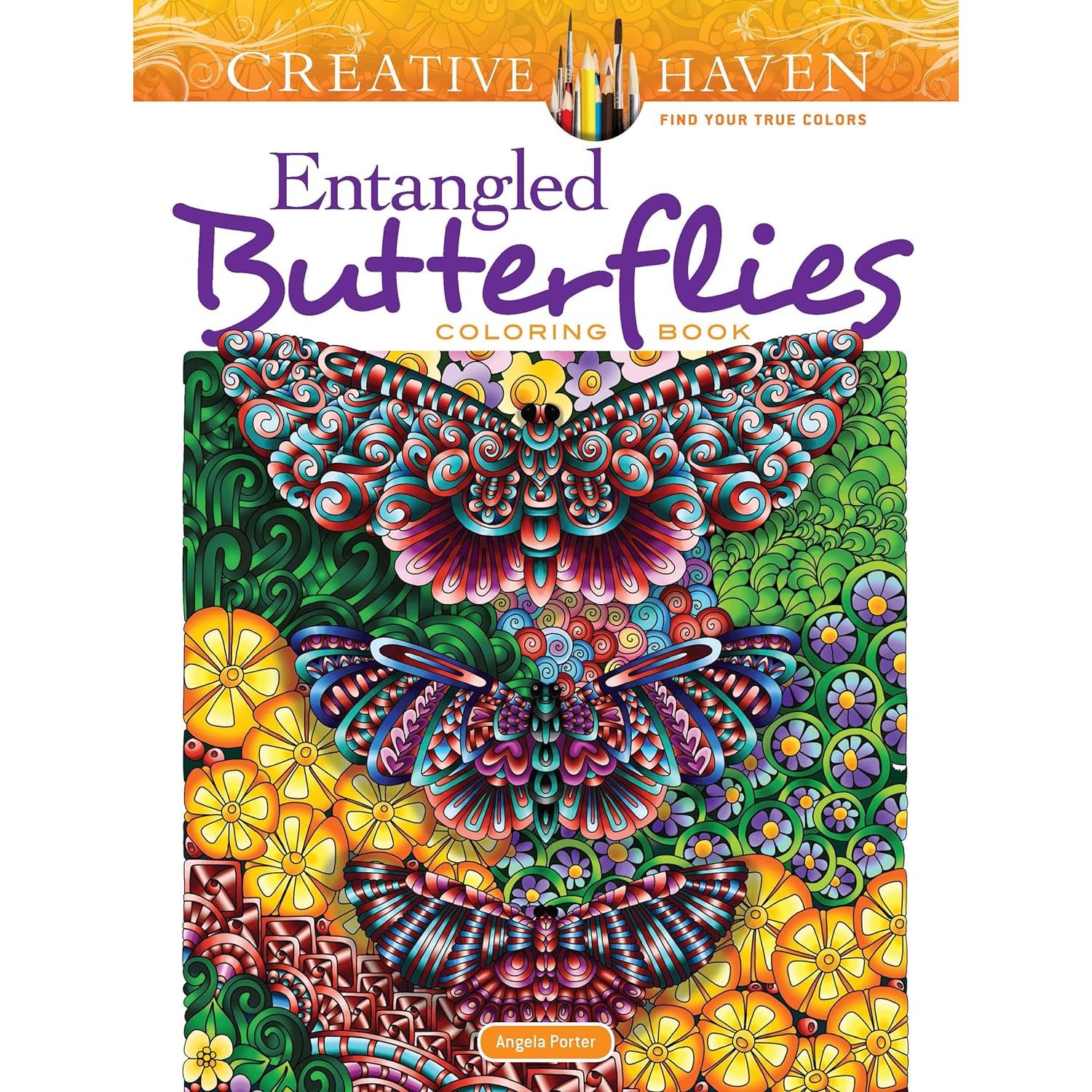 

Creative Haven Entangled Butterflies Coloring Book. Porter Angela