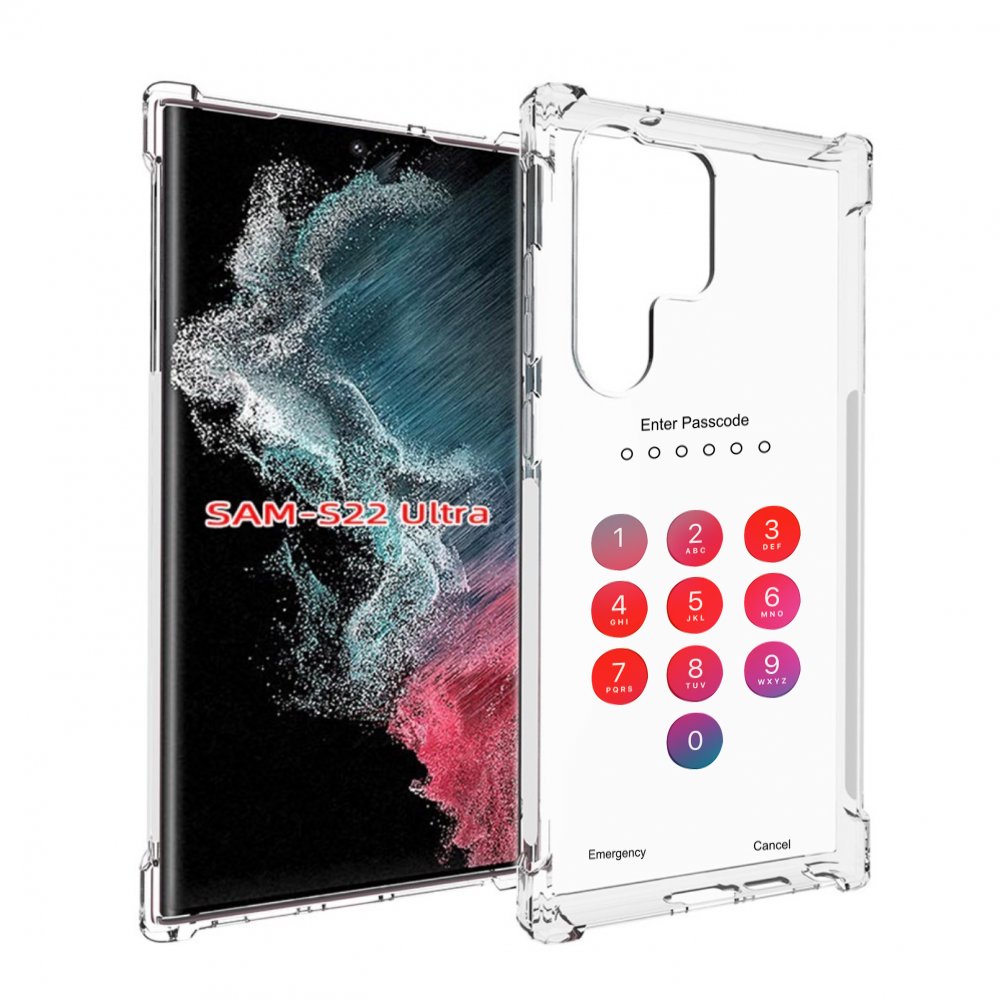 

Чехол MyPads введите-пароль для Samsung Galaxy S23 Ultra, Прозрачный, Tocco