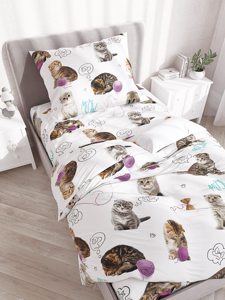 Постельное белье Кот Коттон \