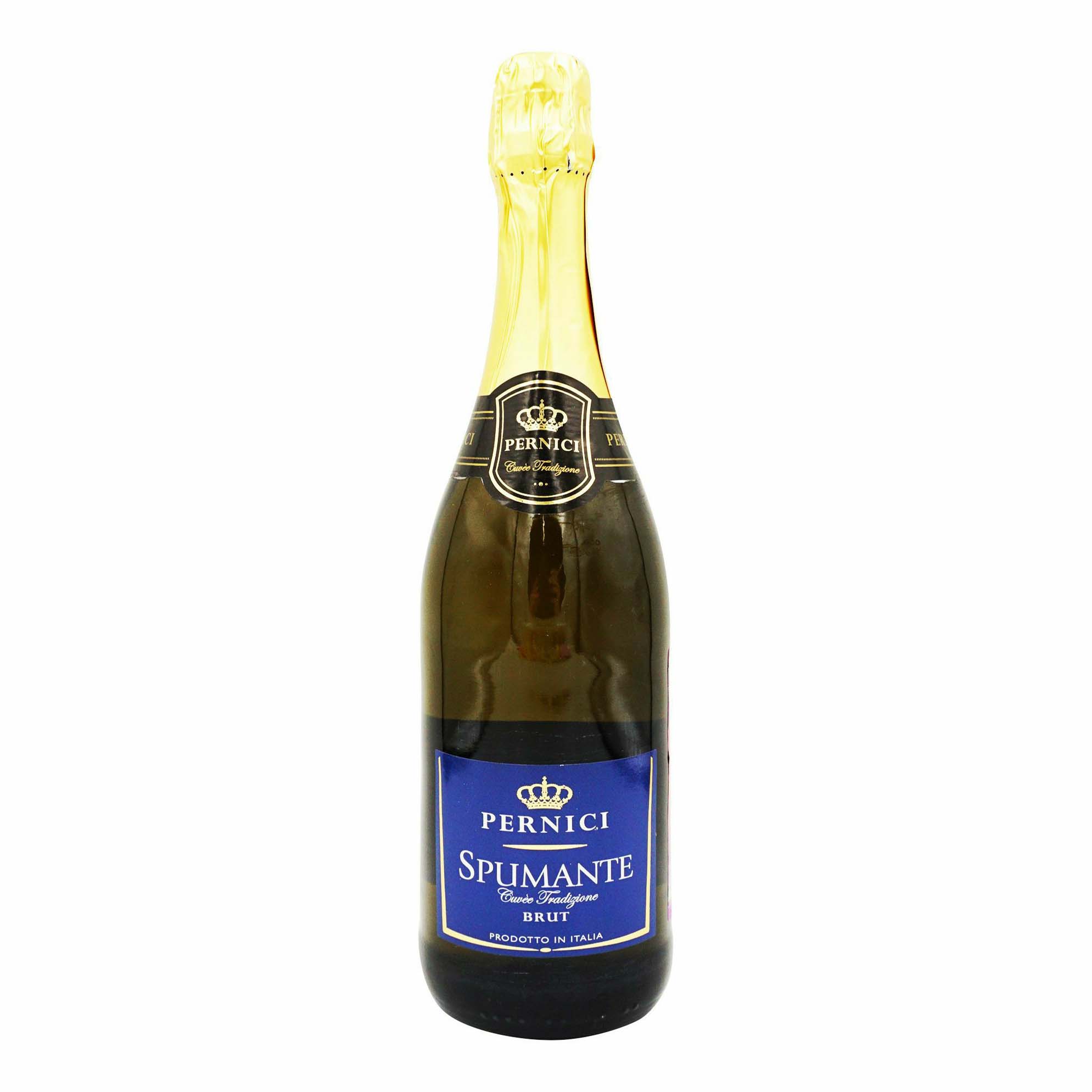 Шампанское Pernici Spumante Brut. Вино игристое Pernici Spumante брют 0,75л. Вино игристое Pernici Spumante белое брют. Вино игристое Pernici Spumante, 0.75 л.