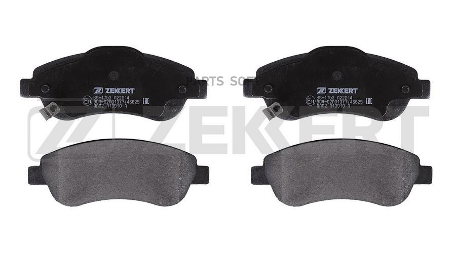 

Колодки тормозные Acura RDX 06-; Honda CR-V III 06- передние дисковые Zekke ZEKKERT BS1753