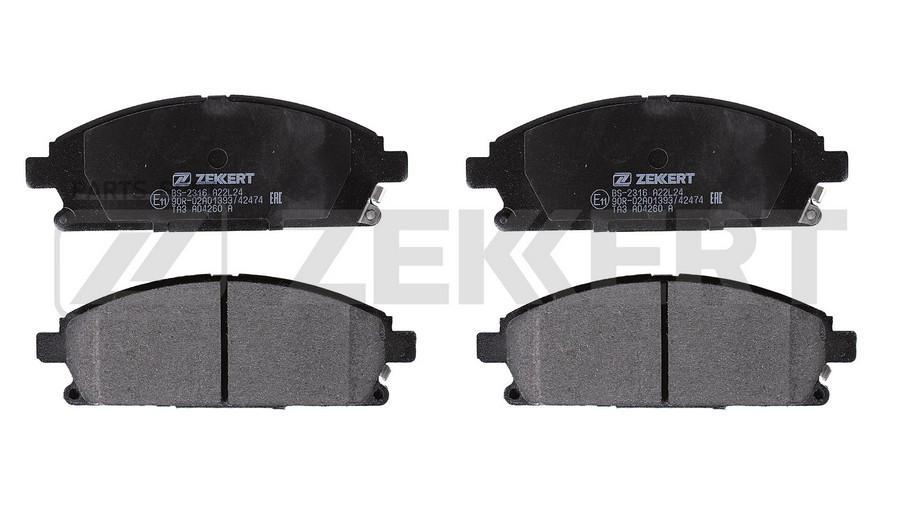 

Колодки тормозные Nissan X-Trail 00-07, Pathfinder 97-04 передние Zekkert ZEKKERT BS2316