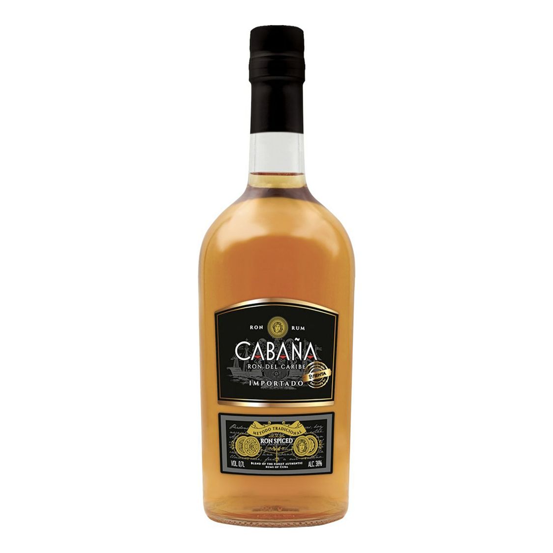 

Напиток спиртной на основе рома Cabana Ron Spiced 38% 0,7 л