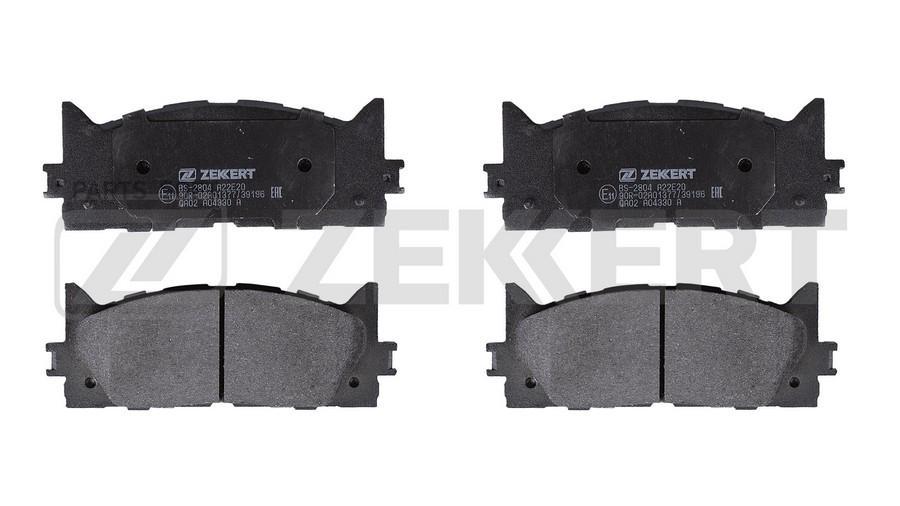 

Колодки тормозные Toyota Camry 06-; Lexus ES 06- передние Zekkert ZEKKERT BS2804
