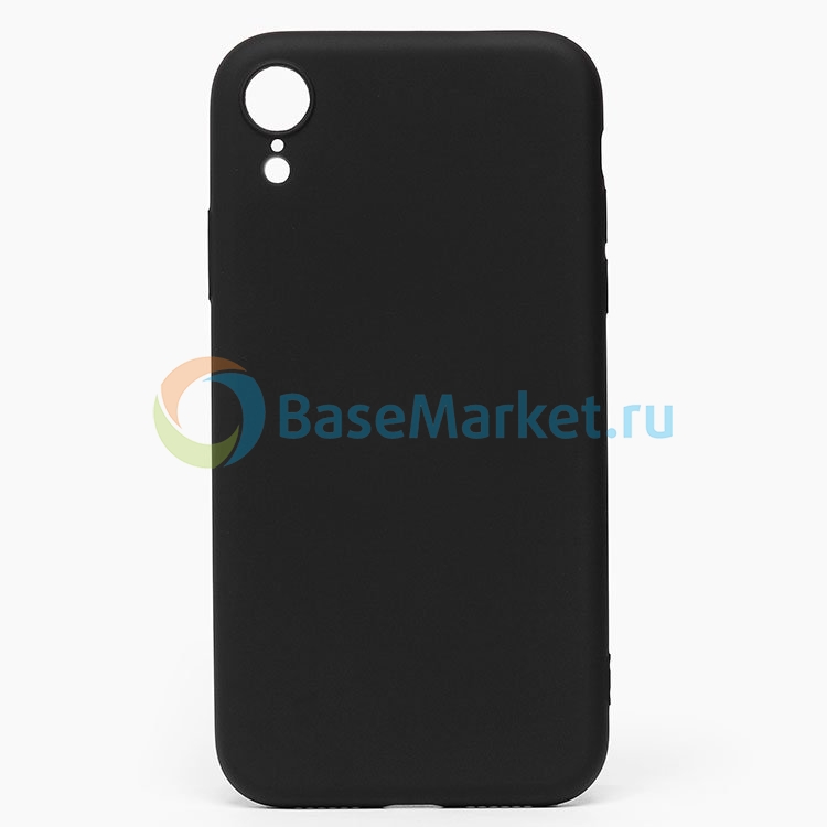 Чехол накладка Activ Full Original Design BaseMarket для Apple iPhone XR (черный)