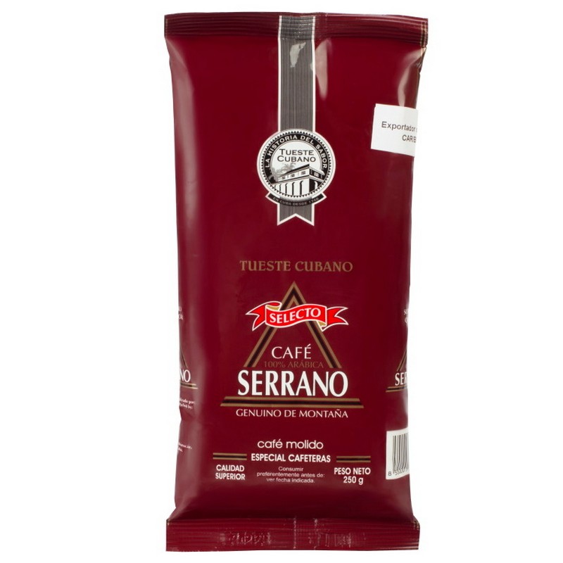 

Кофе молотый Tueste Cubano "Serrano Selecto", 250 г