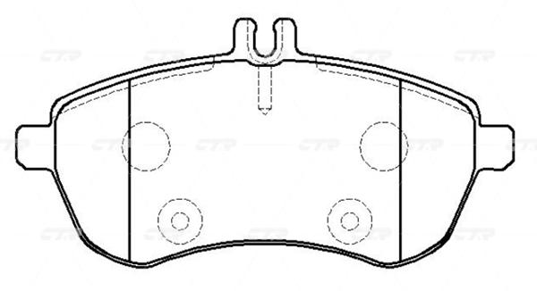 

Колодки Дисковые Передние Mb W204 1.8-2.3 07> Ctr Gk0082 Gk0082