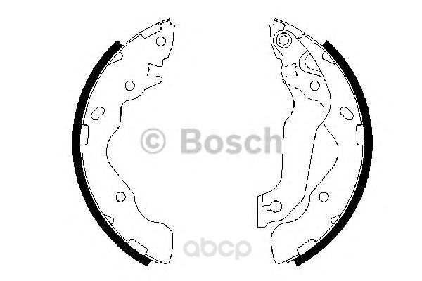 

Колодки Тормозные Барабанные Hyundai Accent, Elantra Bosch 0986487673