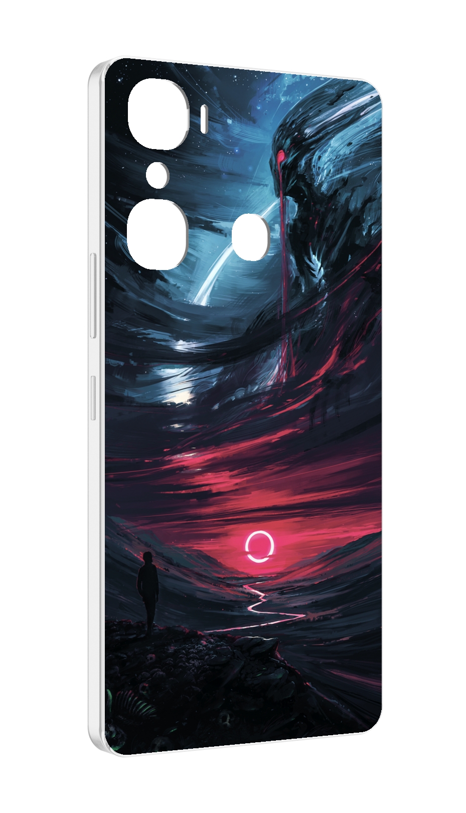 

Чехол MyPads страшный мир для Infinix Hot 12 Pro, Прозрачный, Tocco