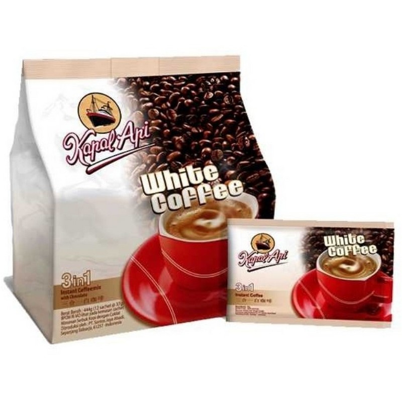 

Кофе растворимый 3 в 1 Kapal Api "White Coffee", 12 пакетиков