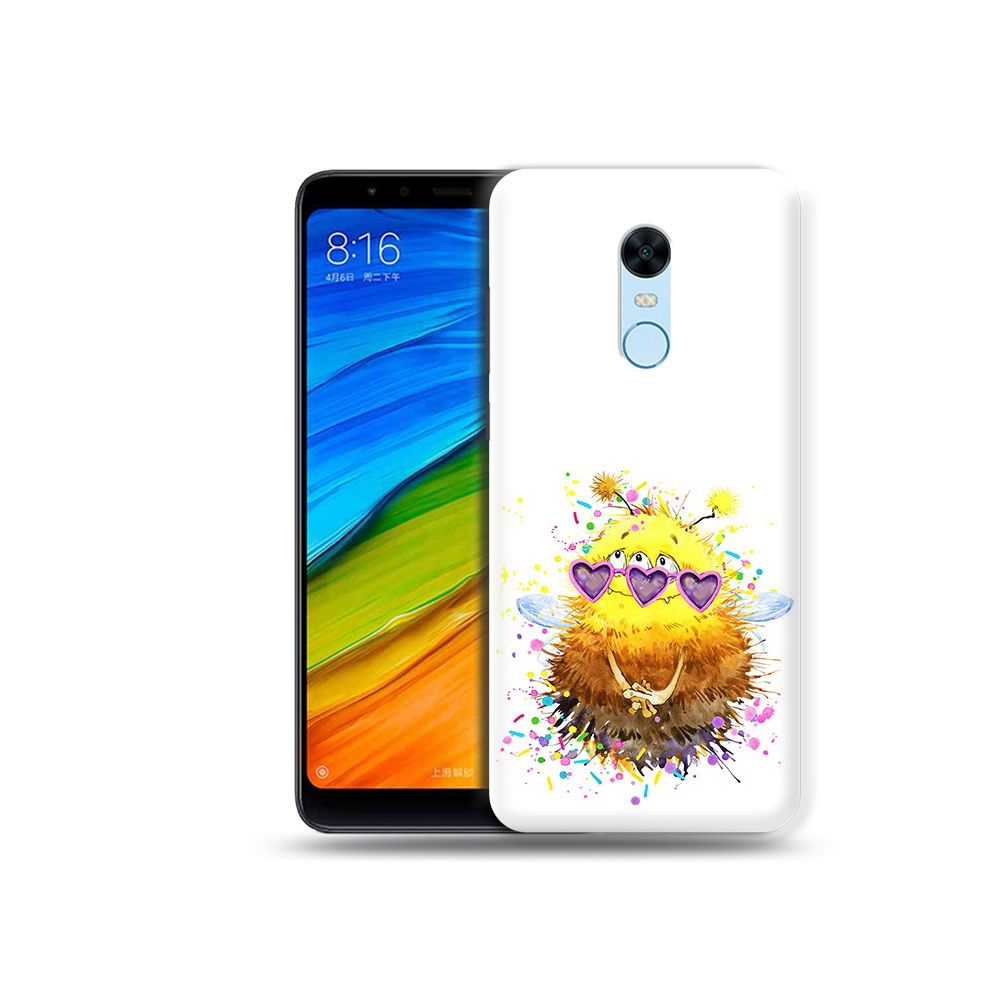 

Чехол MyPads Tocco для Xiaomi Redmi 5 Plus Пушитый шмель (PT94743.327.143), Прозрачный, Tocco