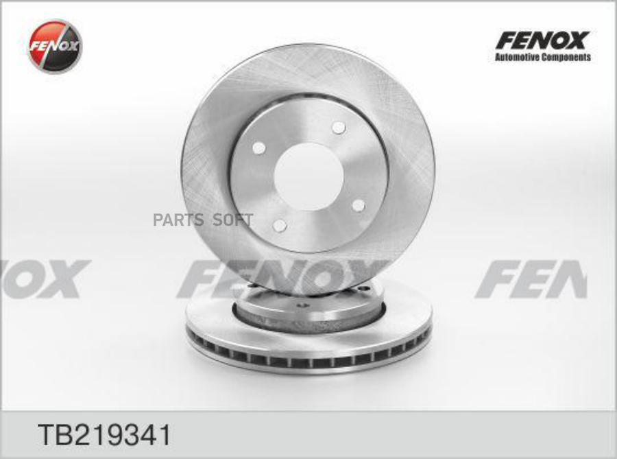 

Тормозной диск FENOX передний вентилируемый 256x24 мм 4 отверстия TB219341