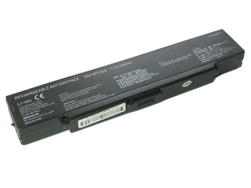 

Аккумулятор Vbparts для Sony Vaio VGN-CR / AR / NR 4400-5200mAh OEM 002577