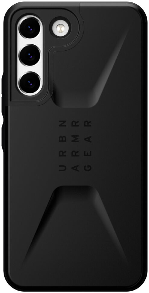 фото Чехол urban armor gear (uag) civilian series для galaxy s22, black (21342d114040)