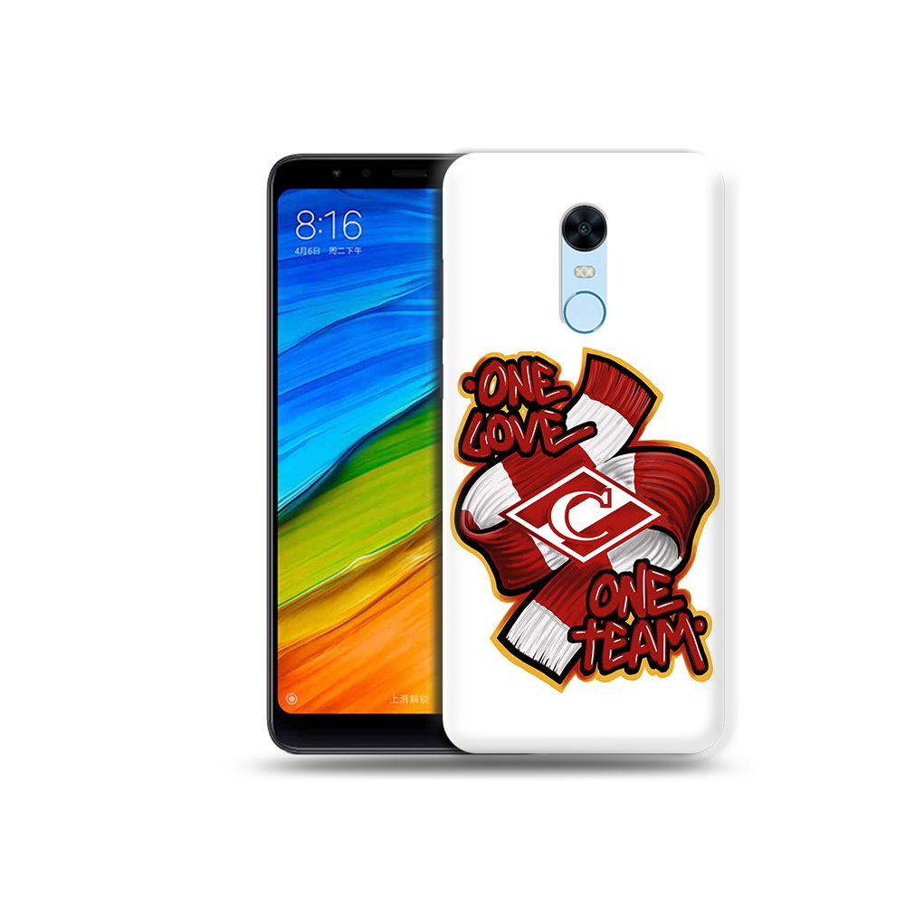 

Чехол MyPads Tocco для Xiaomi Redmi 5 Plus Одна любовь-Спартак (PT94743.327.126), Прозрачный, Tocco