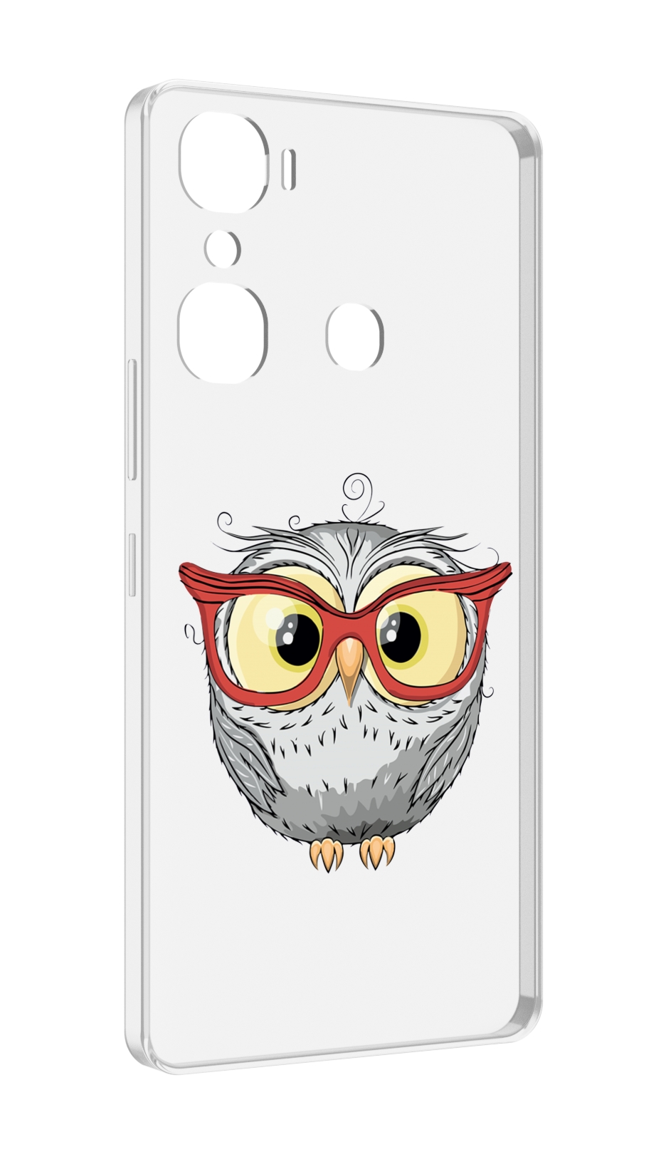 

Чехол MyPads сова-в-красных-очках для Infinix Hot 12 Pro, Прозрачный, Tocco