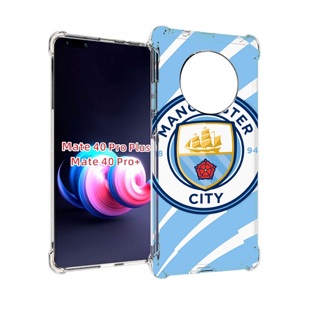 

Чехол MyPads фк манчестер сити для Huawei Mate 40 Pro+ Plus, Прозрачный, Tocco
