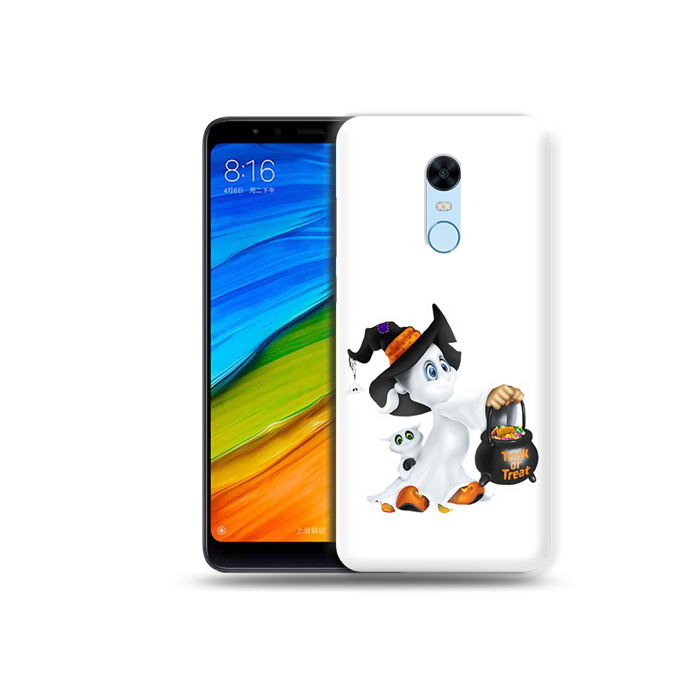 

Чехол MyPads Tocco для Xiaomi Redmi 5 Plus Маленький призрак (PT94743.327.113), Прозрачный, Tocco