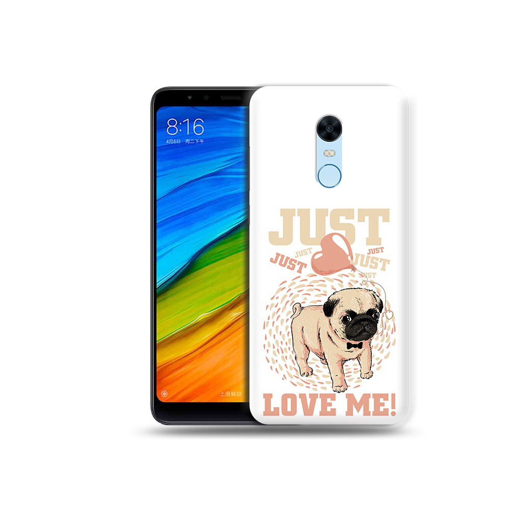 

Чехол MyPads Tocco для Xiaomi Redmi 5 Plus Люби меня (PT94743.327.109), Прозрачный, Tocco