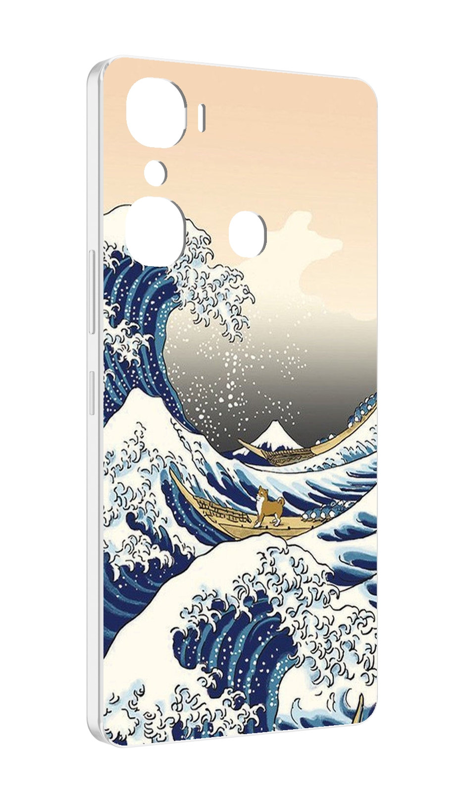 

Чехол MyPads собаки-на-плоту для Infinix Hot 12 Pro, Прозрачный, Tocco
