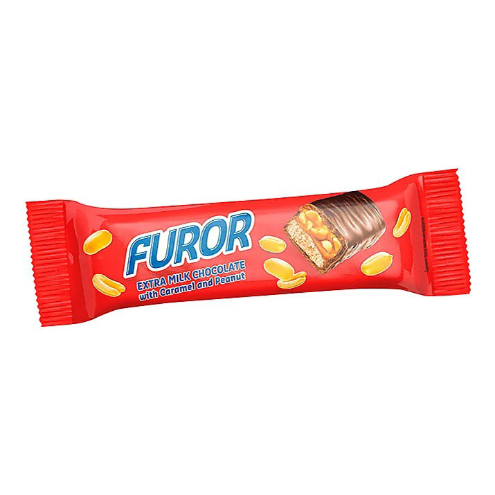 Батончик KDV Furor Софт шоколадный карамель и арахис 35 г