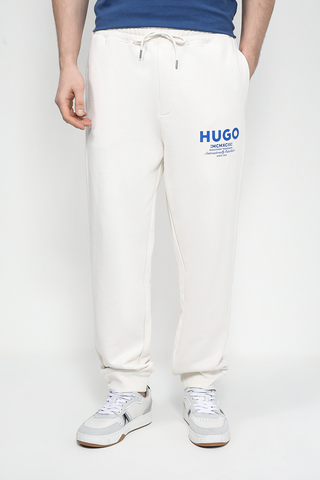 

Спортивные брюки мужские HUGO 50510734 белые 2XL, Белый, 50510734