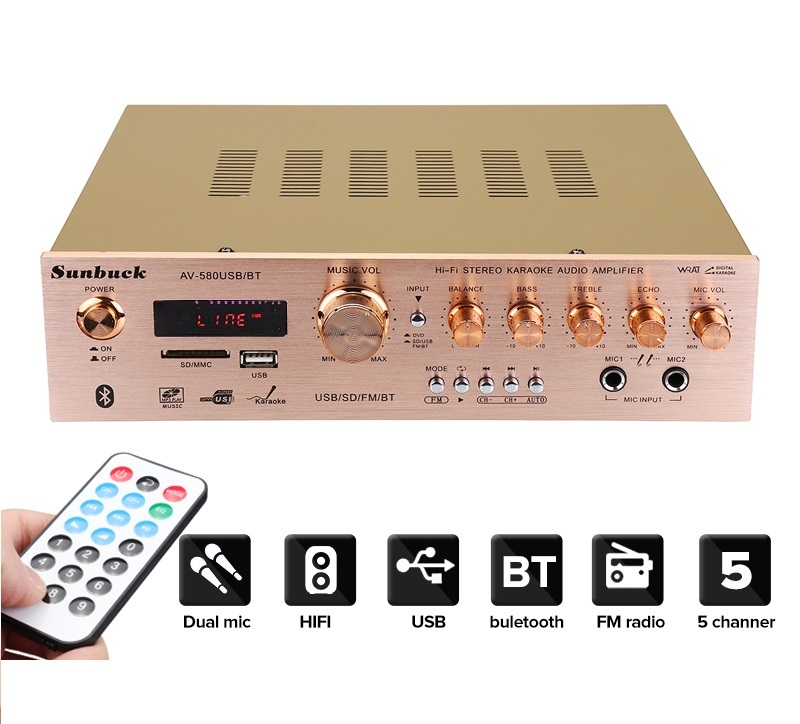 

Усилитель мощности Sunbuck EGP PROever 580USB Gold, EGP PROever 580USB