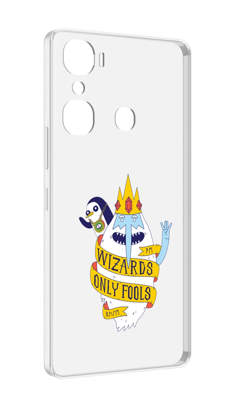 

Чехол MyPads время приключений снежный король для Infinix Hot 12 Pro, Прозрачный, Tocco