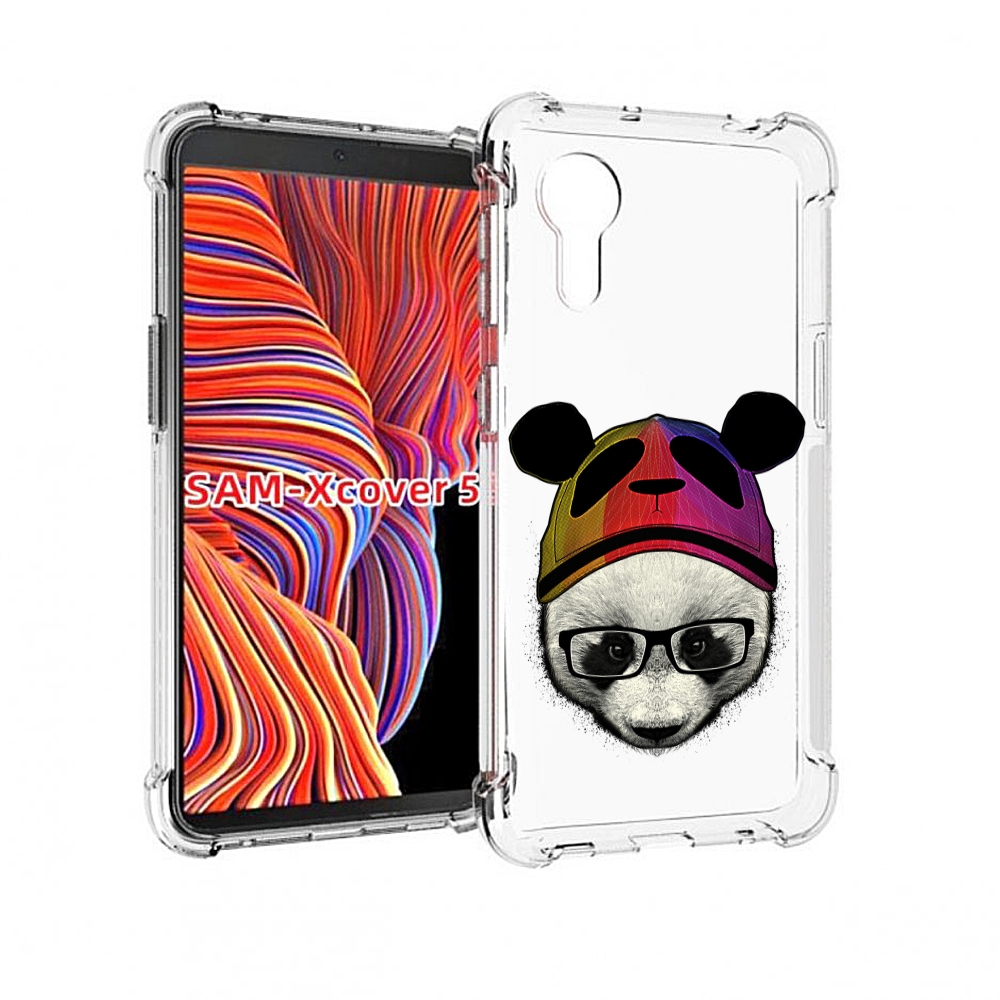 

Чехол MyPads Панда в шапке для Samsung Galaxy Xcover 5, Прозрачный, Tocco