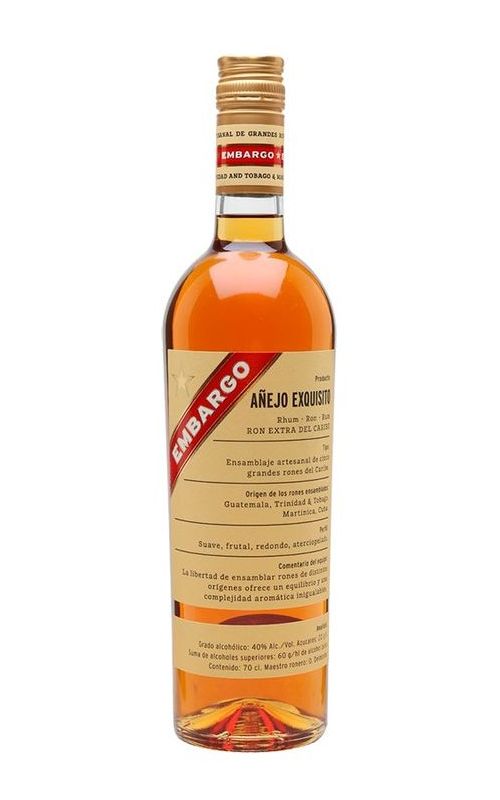 

Ром Embargo Anejo Exquisito, 0.7 л