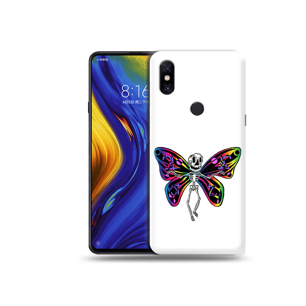 Чехол MyPads Tocco для Xiaomi Mi Mix 3 эффект бабочки (PT119757.326.701)