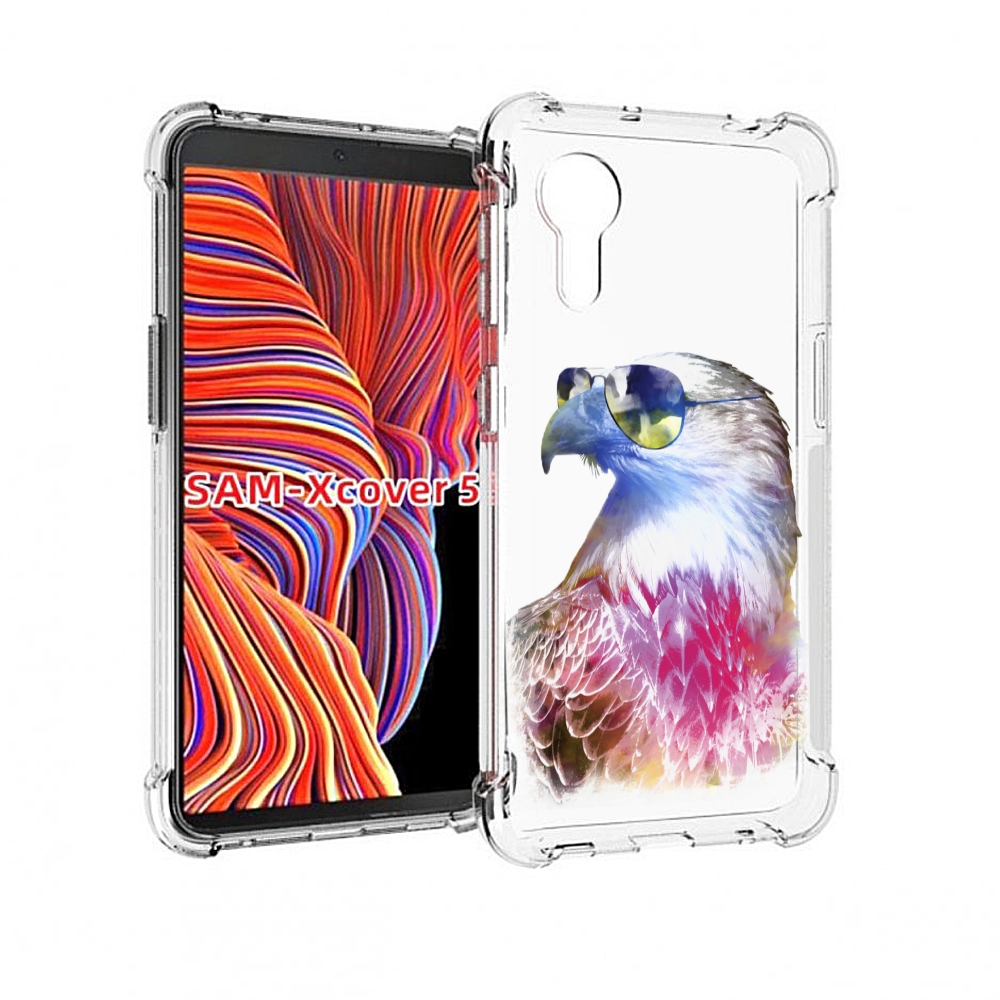 

Чехол MyPads Орел в очках для Samsung Galaxy Xcover 5, Прозрачный, Tocco