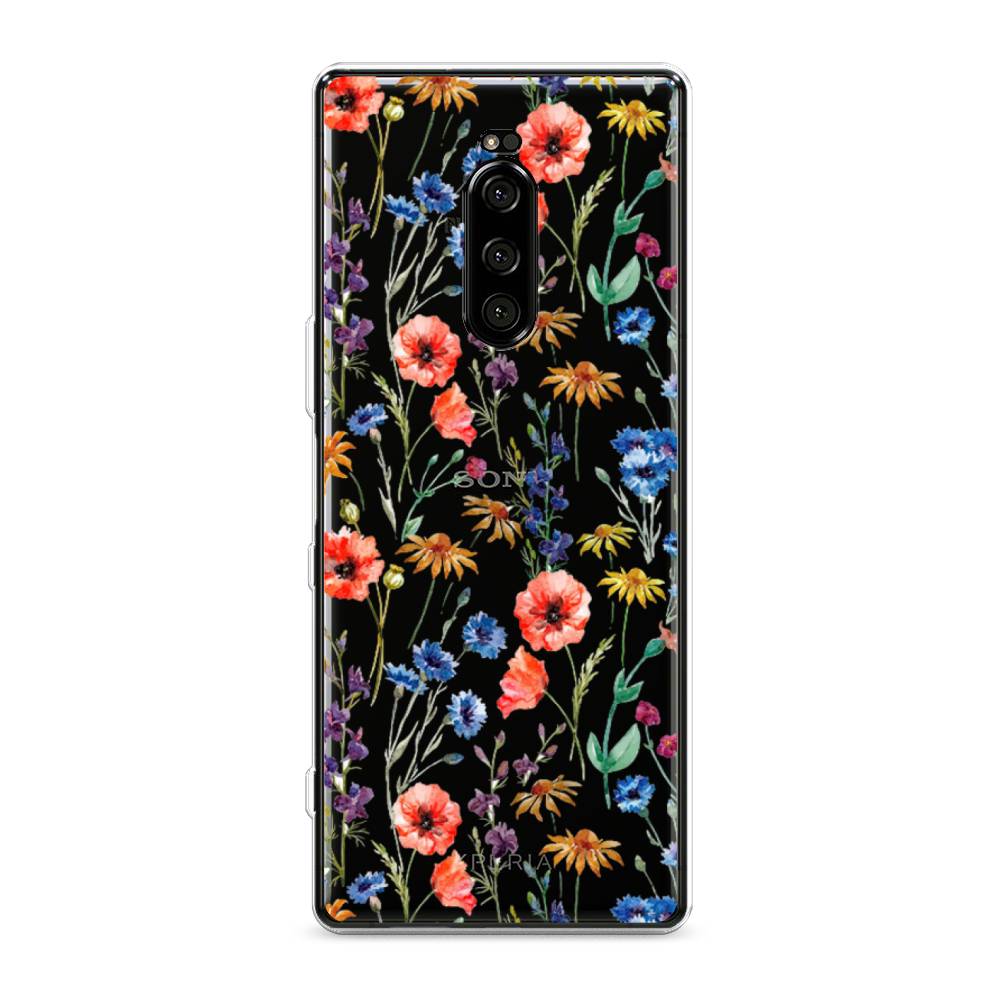 

Чехол Awog на Sony Xperia XZ4/Xperia 1 "Маки и васильки фон", 53850-8