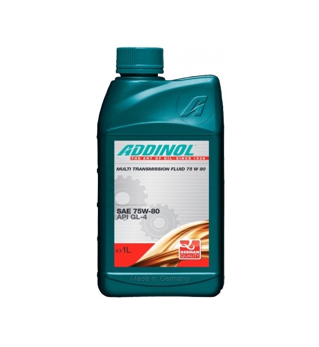 фото Масло трансмиссионное multi transmission fluid 75w 90 1l 4014766070159 addinol