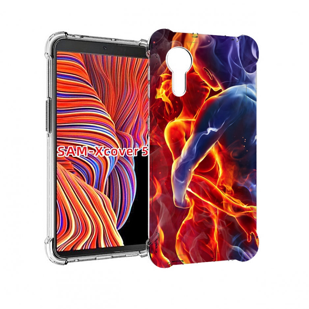 

Чехол MyPads Огонь-вода для Samsung Galaxy Xcover 5, Прозрачный, Tocco