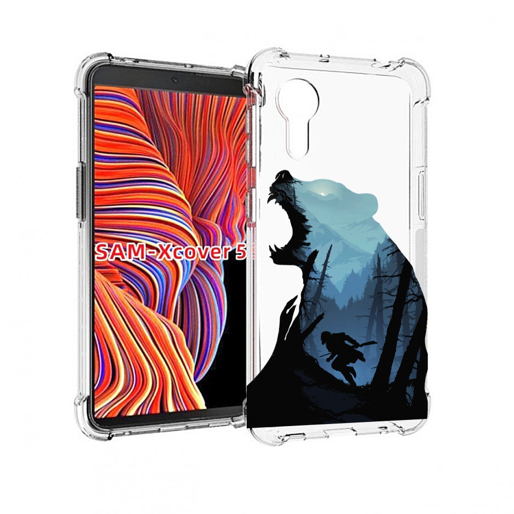 Чехол MyPads Ночной-медведь для Samsung Galaxy Xcover 5